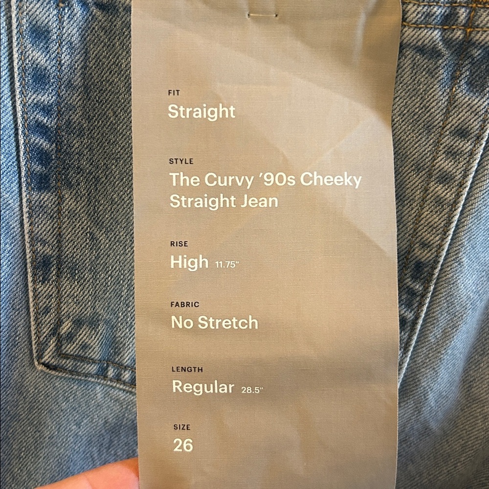 NWT Everlane Curvy 90s Cheeky Jeans - Picture 6 of 7